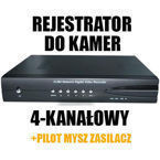 Digitální zapisovač  DVR  4 KAMERY ZARUKA 24M