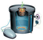 Hydroponic souprava 20l - velký závod 300x380mm