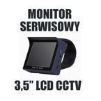 Servisní monitor 3,5" lcd  cctv tester zaruka 24m