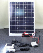 Solar System 20W + ovladač a 2 LED žárovky