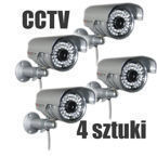4xKAMERA WODOODPORNA SHARP CCD 420TVLINE AR-306 GW