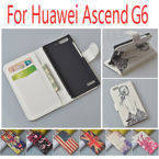 Zamykane etui do Huawei Ascend P6 różne wzory
